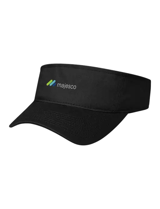 Black Cap Visor w/Majesco Logo