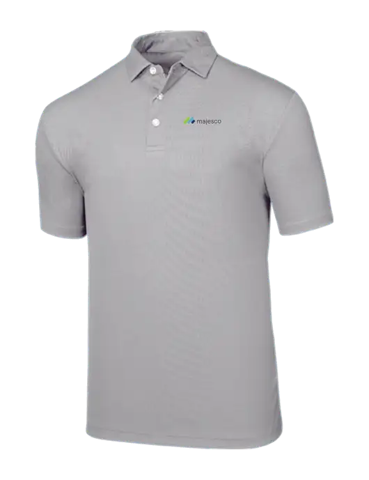 Callaway Birdseye Light Grey Polo w/Majesco Logo