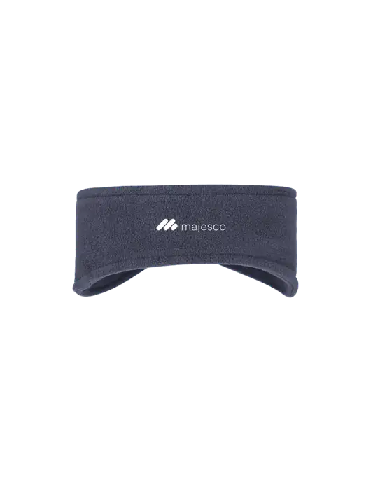Navy Stretch Fleece Headband w/Majesco Logo