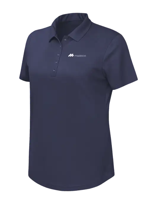 Callaway Womens Birdseye Navy Polo w/Majesco Logo