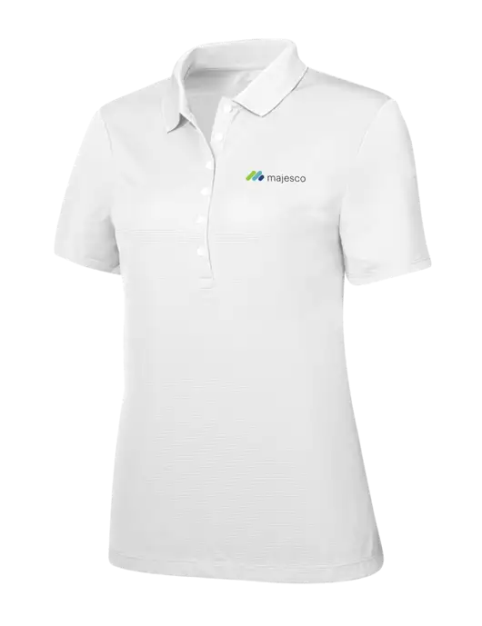 Callaway Womens Ottoman Bright White Polo w/Majesco Logo