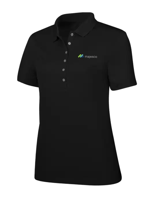 Callaway Womens Ottoman Black Polo w/Majesco Logo