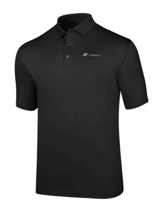 Callaway Opti-Dri Black Chev Polo w/Majesco Logo