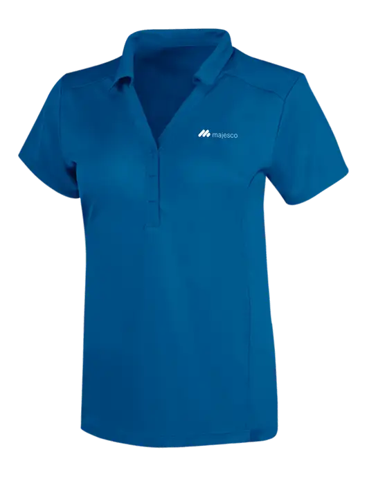 OGIO Royal Blue Womens Framework Polo w/Majesco Logo