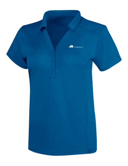 OGIO Royal Blue Womens Framework Polo w/Majesco Logo