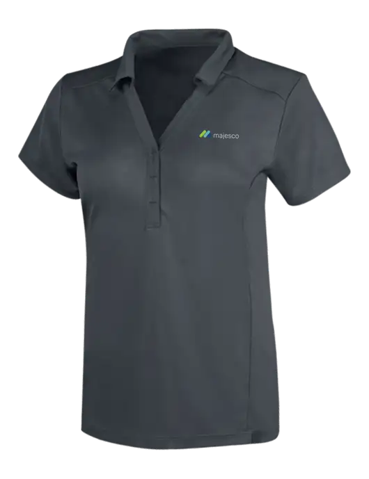 OGIO Dark Grey Womens Framework Polo w/Majesco Logo