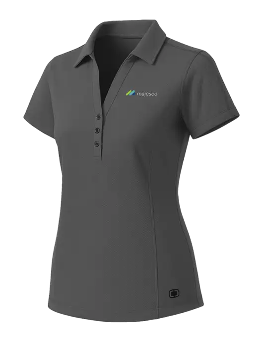 OGIO Womens Medium Grey ONYX Polo w/Majesco Logo