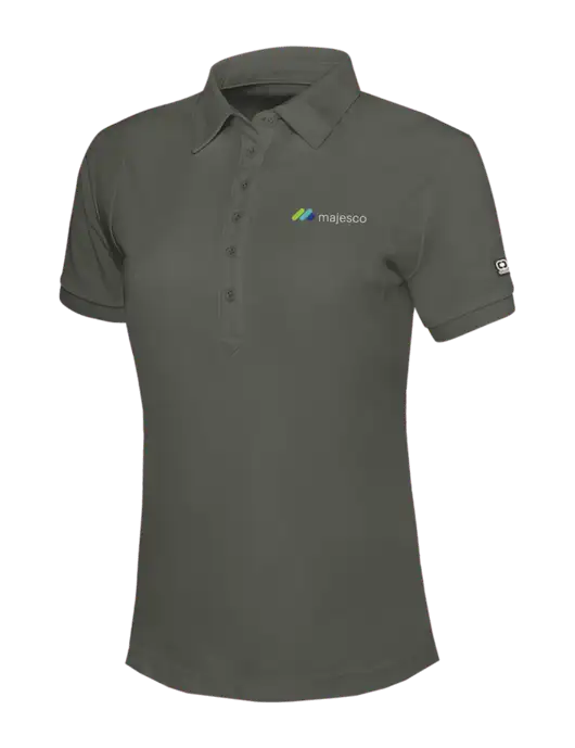 OGIO Womens Medium Grey Jewel Polo w/Majesco Logo