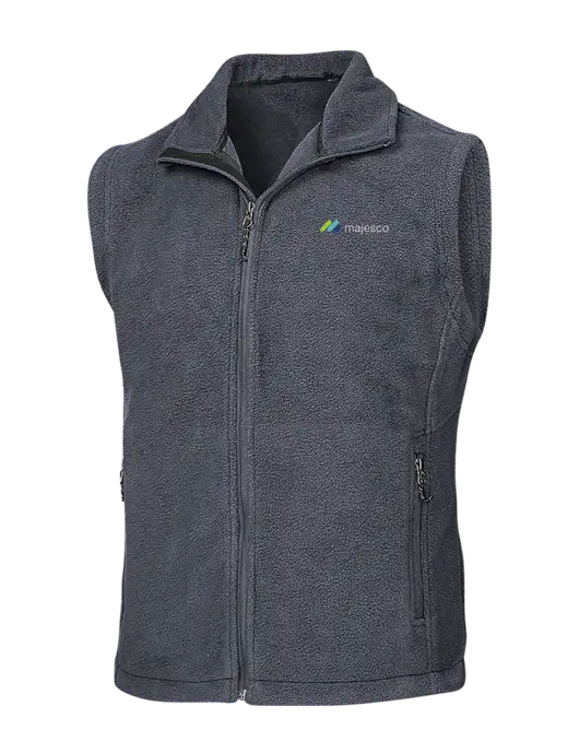 Dark Grey Fleece Vest w/Majesco Logo