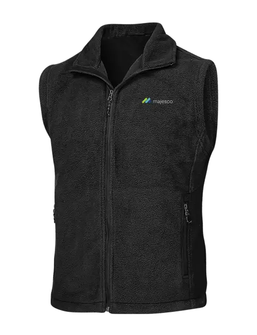 Black Fleece Vest w/Majesco Logo