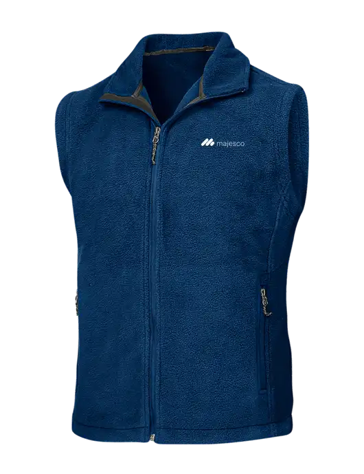 Navy Fleece Vest w/Majesco Logo