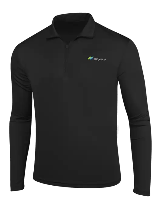 Black PosiCharge Competitor 1/4 Zip Pullover w/Majesco Logo
