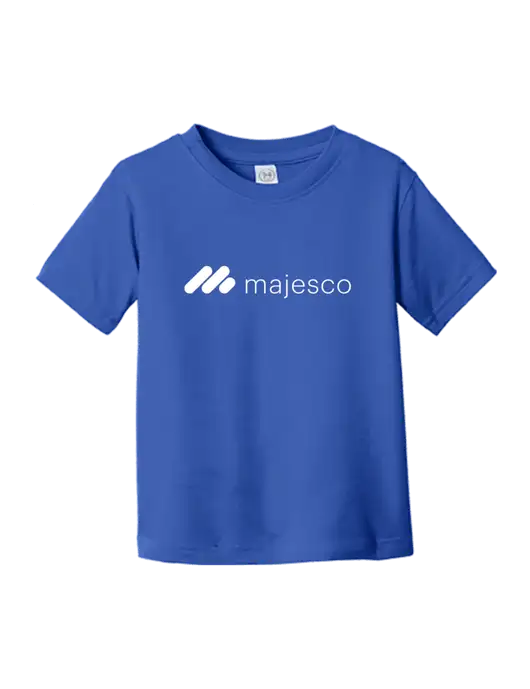 Rabbit Skins Royal Toddler Fine Jersey Tee w/Majesco Logo