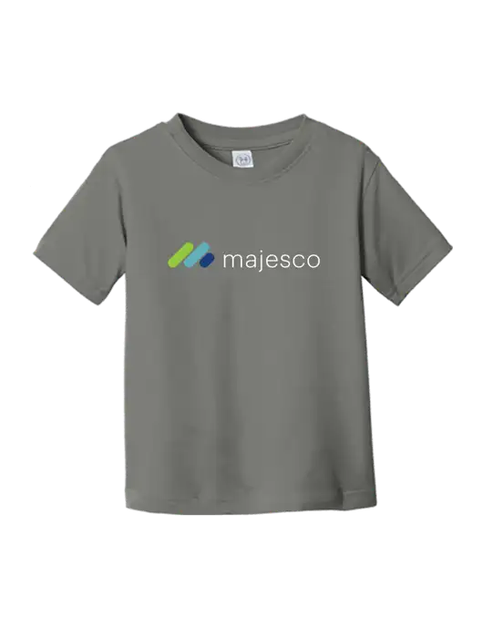 Rabbit Skins Charcoal Toddler Fine Jersey Tee w/Majesco Logo