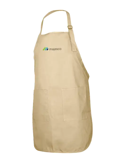 Full-Length Stone Apron With Pockets w/Majesco Logo
