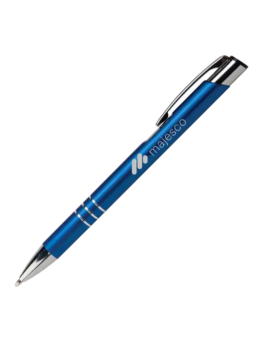 Laurent Blue Pen - Black Ink w/Majesco Logo