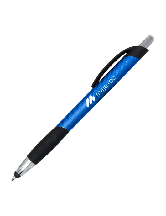 Sunray Blue Stylus Pen - Black Ink w/Majesco Logo
