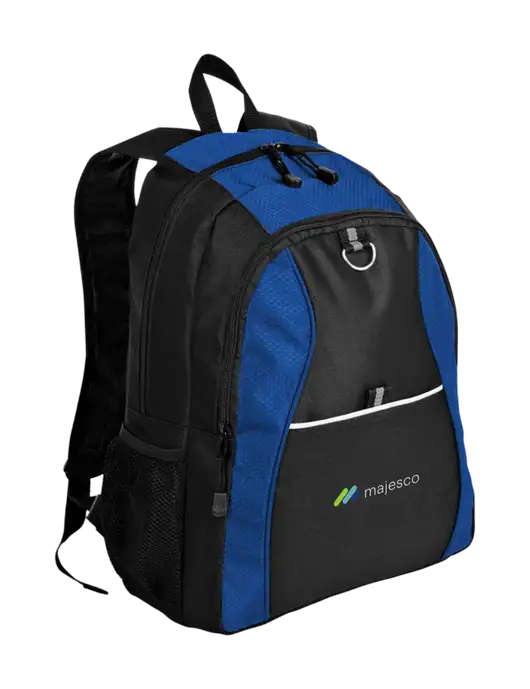 Honeycomb Twilight Blue/Black Backpack w/Majesco Logo