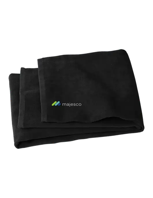 Black Beach Towel w/Majesco Logo
