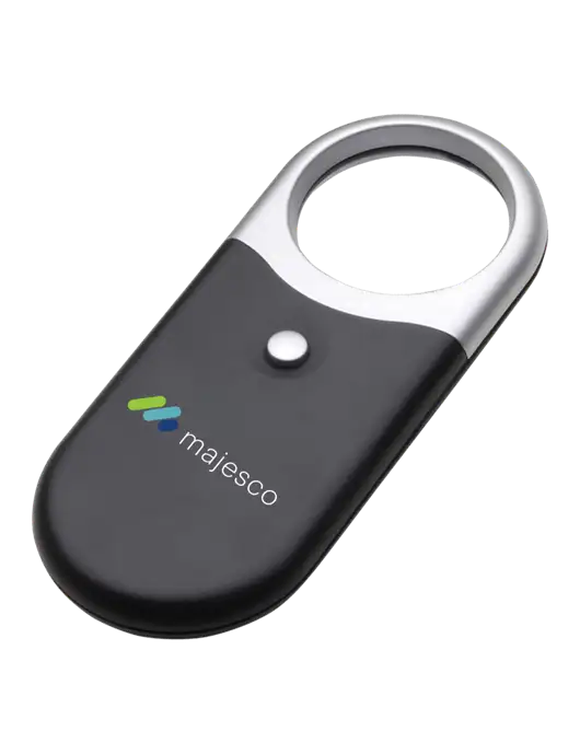 Compact Black Magnifier Light w/Majesco Logo