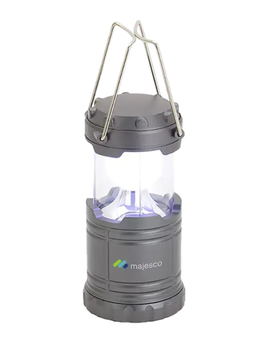 Gunmetal Mini Retro Lantern w/Majesco Logo