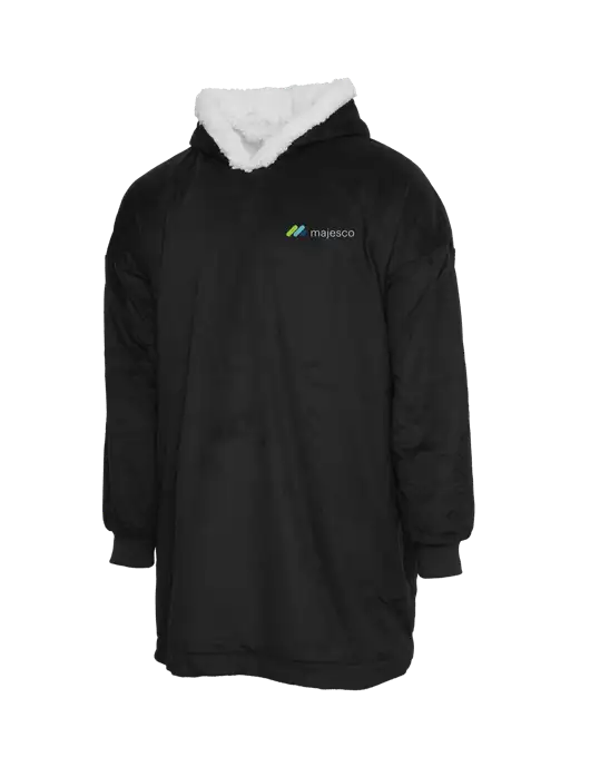 Wearable Lodge Black Blanket w/Majesco Logo