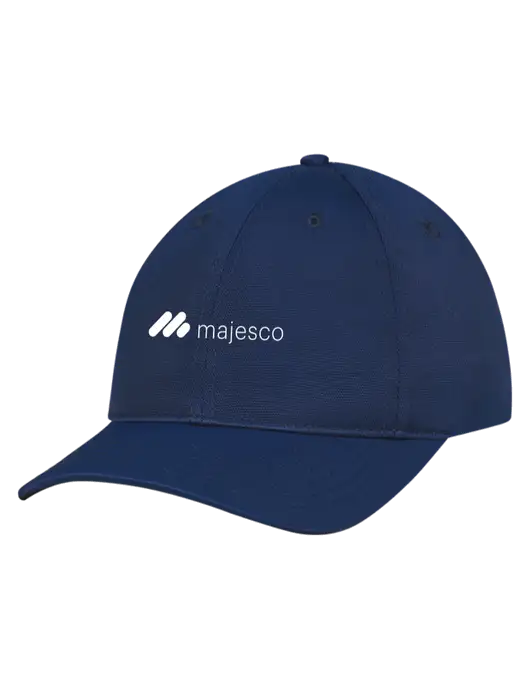 Navy Nylon Twill Performance Cap w/Majesco Logo