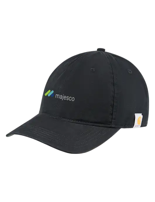 Carhartt Black Cotton Canvas Cap w/Majesco Logo