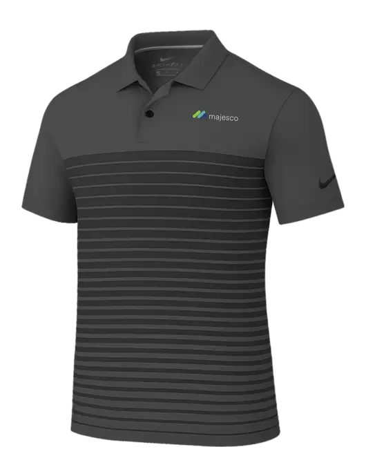 Nike Dark Grey Dri-FIT Vapor Block Polo w/Majesco Logo