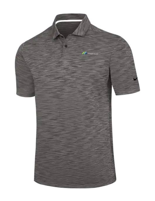 Nike Dark Grey Dri-FIT Vapor Space Dyed Polo w/Majesco Logo