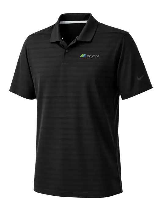 Nike Black Dri-FIT Vapor Jacquard Polo w/Majesco Logo