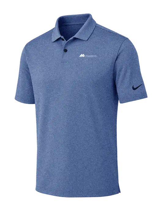 Nike Dark Royal Heather Dri-FIT Vapor Polo w/Majesco Logo