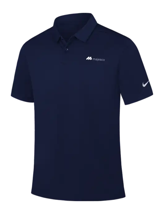 Nike Navy Dry Essential Solid Polo w/Majesco Logo