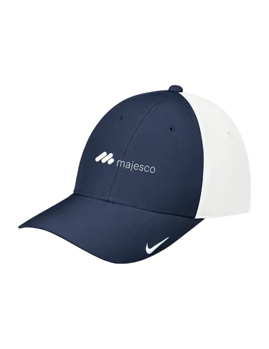 Nike Navy/White Dri-FIT Legacy Cap w/Majesco Logo
