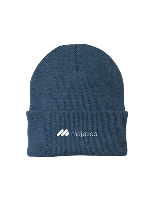Dark Slate Knit Cap w/Majesco Logo