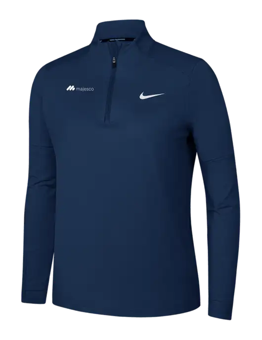 Nike Dark Navy Womens Dri-FIT Element 1/2-Zip Pullover w/Majesco Logo