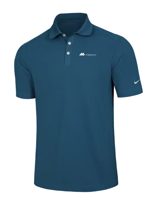 Nike Light Navy Dri-FIT Classic Polo w/Majesco Logo