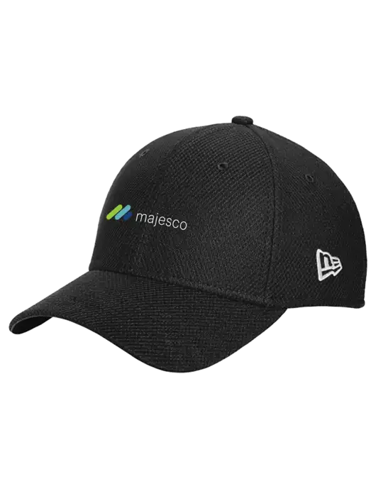 New Era Diamond Era Black Stretch Cap w/Majesco Logo