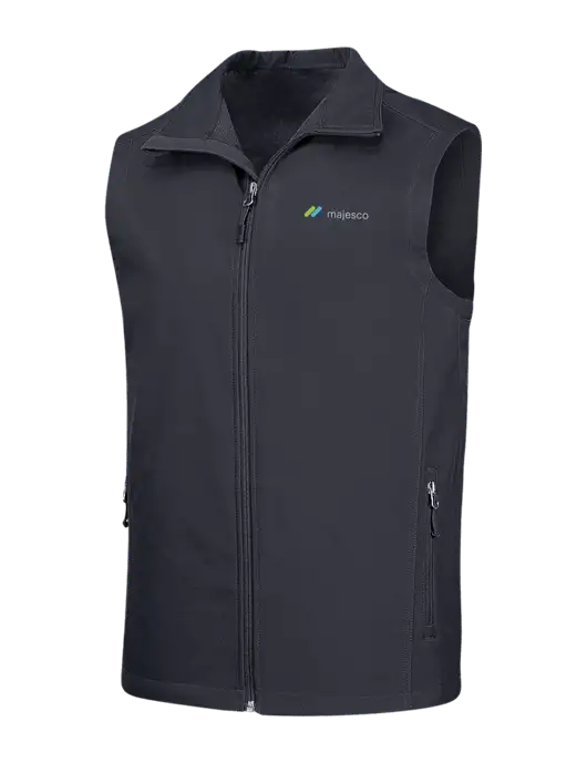 Dark Grey Core Soft Shell Vest w/Majesco Logo